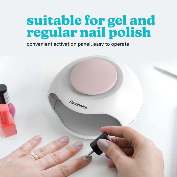 Портативна УФ лампа для полімеризації гель-лаків та акрилу Nail Polish Dryer 2-in-1