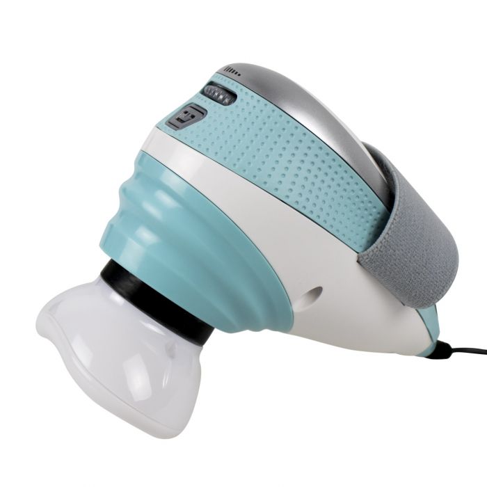 Масажер антицелюлітний перкусійний з підігрівом, регулюванням інтенсивності та 3 насадками для тіла, сідниць, ніг, рук та живота SPA Cellulite