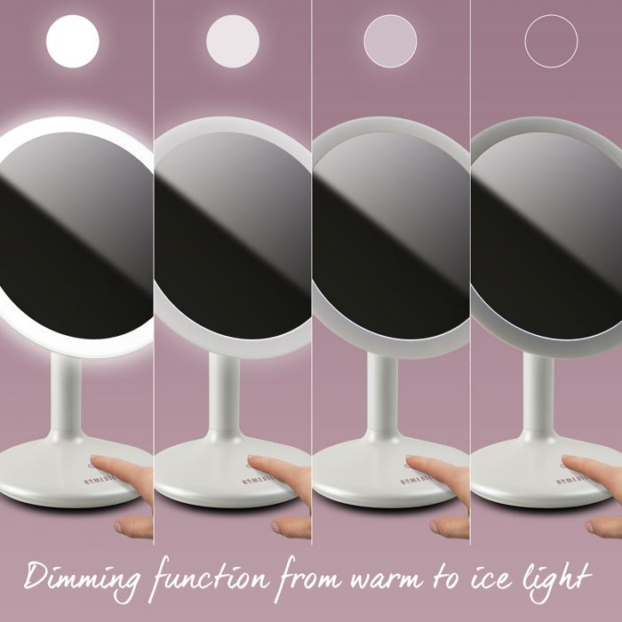 Косметичне дзеркало сенсорне з 5х збільшенням та регульованим LED підсвічуванням Touch&Glow