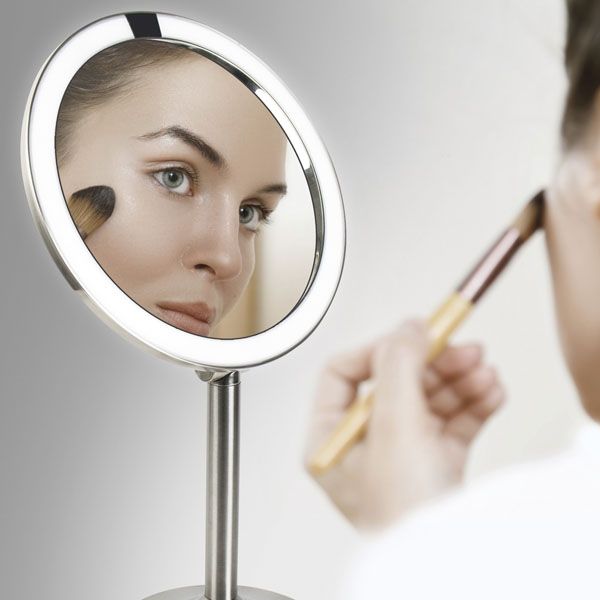 Косметичне дзеркало зі збільшенням та підсвічуванням HoMedics Twist