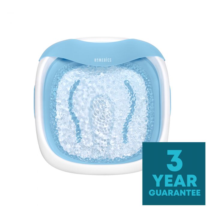 Масажна ванночка складана з вібромасажем та бризкозахисним козирком Foldaway Luxury Foot Spa