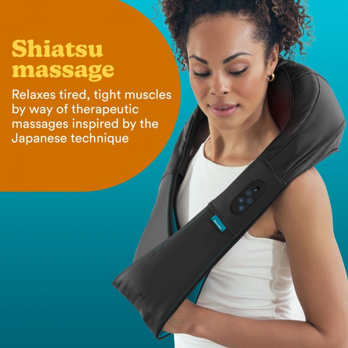 Масажер для шиї та плечей Shiatsu + Heat