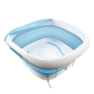 Масажна ванночка складана з вібромасажем та бризкозахисним козирком Foldaway Luxury Foot Spa